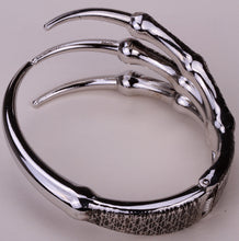 Skeleton hand claw bangle bracelet for women antique silver gold color FT43