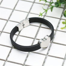 DIY Logo ID Bracelets for Women Adjustable Length Silicone Bracelet Persona