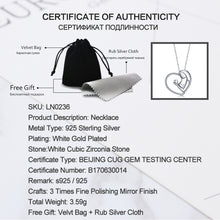 BRAVEKISS 925 Sterling Silver Pendant Chain Necklace Gift For Mother Mom He
