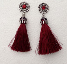 hzew NEW christmas earring Rhinestone Long Tassel Dangle Earrings for Women
