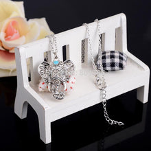 2017 Boho Antique Silver Necklaces Pendants Ethnic Elephant Choker Necklace