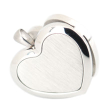 Amya Jewelry 30mm Heart Mom Aromatherapy Essential Oils Stainless Steel Per