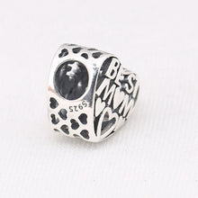 Vintage Best Mother Mom Openwork Heart Charms Beads Fit Pandora Bracelet Di