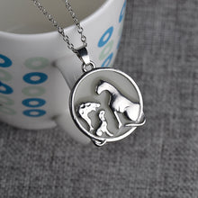 Women Fashion Jewelry Glow Necklace for Mom 2 Colors Luminous Lion Pendant