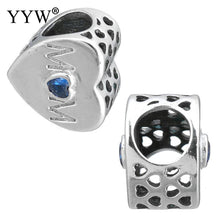 925 Sterling Silver Heart Charms Fit Original Women Bracelet Necklace Sweet