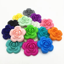 Food Grade Silicone Flower Teeth Beads DIY Necklaces Baby Bracelets Babies