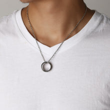 1Pcs Fashion DAD /MOM Titanium Steel Pendant Necklace 2017 New Silver Chain