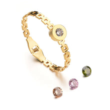 UZone Novelty Stainless Steel Interchangeable Bracelets Famous Brand Crysta