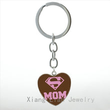 Classic Mother's Day gifts Best Mom Ever heart pendant keychain Christmas N
