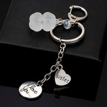 New Keychain for keys porte clef I love you mom dad keychain Love Heart Key