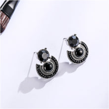 Shineland Newest Brincos Fashion Jewelry Stud Earrings For Women Resin Ston