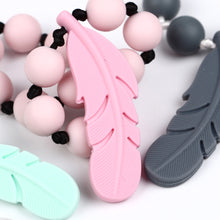 TYRY.HU DIY Creative Feather Pendant Silicone Bracelet Food Grade Silicone