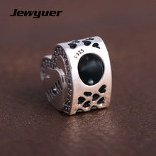 Mother's day collection love hearts charms 925 Sterling Silver jewelry fit