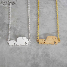 Mom And Baby Elephant Necklaces Pendants Women Fashion Jewelry 2017 Collier
