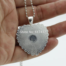 New Mom and Baby Giraffe Heart Necklace Couple Giraffes Crystal Pendant Jew