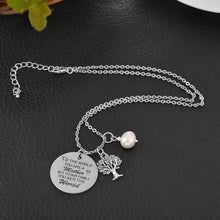 LASPERAL Fashion Stainless Steel Mom and Dad Pendants Necklace for Womem Me