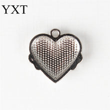Pink White Blue Red New Love Heart Letter CHEER MOM Crystal Charm Pendant F