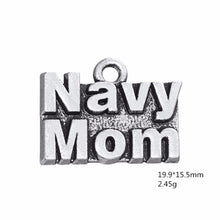 Skyrim 10Pcs/Lot Word Army Mom & Navy Mom & Military Mom Statement  One sid
