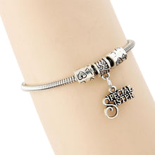Vintage Mom Dog Wife Husband Sister Cat Mother Bracelet Couple Lover Bangle