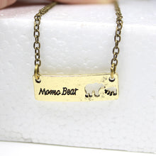 hzew Hot sale Mama Bear Bar  Mom Necklaces For Mom Gift Mother's Day Birthd