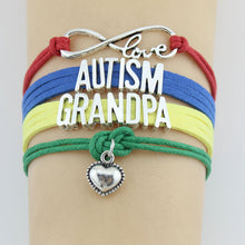 Infinity Love Autism mom aunt grandma dad sister grandpa teacher Bracelet H