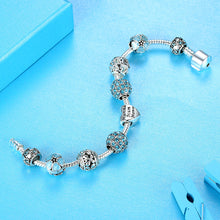 Women Bracelet European Snake Chain Bracelet For Women Barrel Clasp Crystal