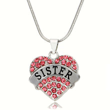 XIAOJINGLING  Silver Tone Crystal Rhinestone Mom Sister Daughter Nana Niece