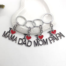 2017 New Arrive Cartoon Personality Lovers Keychain Key Ring Alloy Letter I
