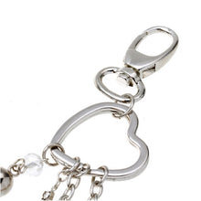 Love Heart Rose Pendant Tassel Keychain Mom Charm Keychain Moon Keychain Wo