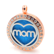 XX14 Stainless Steel Aromatherapy Diffuser "Mom Heart "Locket Floating per
