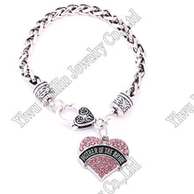 Hot Sale Pink Heart Pendant  MOM/MARINES/MATRON OF HONOR/LOVE/MOTHER OF THE