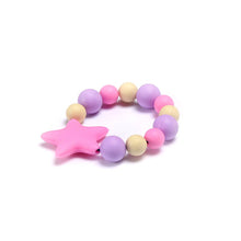 MSU.SUN Silicone teething Beads bracelet Food grade Safty baby nursing toy