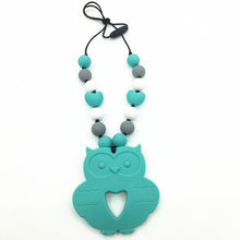 BPA free silicone Teething necklace for mom and baby, made of safe chew foo