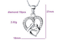 Uloveido 10% Off Mothers Day Gifts for Mom 925 Sterling Silver Necklace Fas