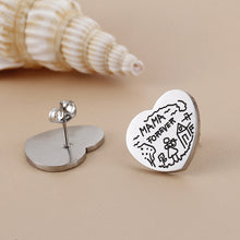 New Fashion Women Silver Gold Stainless Steel Mom Hearts Letter Lovely Neck