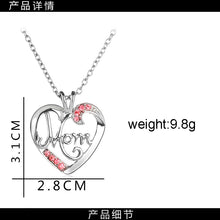 monogram mom necklaces women Mother's Day Best Gift Necklace white blue pin