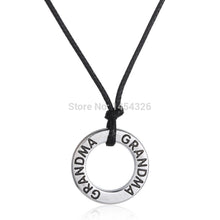 New vintage letter mom friends grandma sister family circle  rope chain pen
