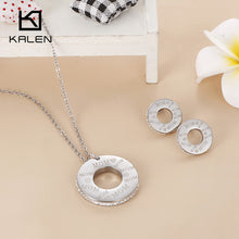 Kalen Wholesale Stainless Steel Jewelry Sets Fashion Love Mom Rhinestone Ne