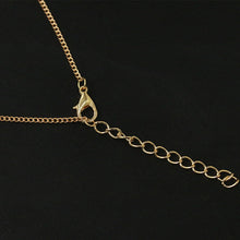 Elephant Mom Baby Pendants Necklaces Women Double Charm Crystal Animal Chok