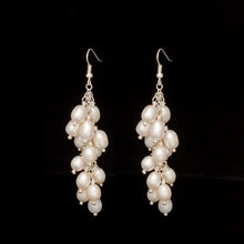 Freshwater pearl Drop earrings jewelry boucle d'oreille wedding earrings da