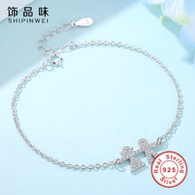 Shipinwei New Mom Bracelet 925 Sterling Silver Link Chain Bracelets For Dau