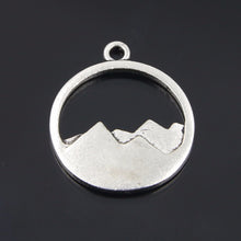 Hiking  Mountain Necklace Spirit Range Pendant Jewelry For Women Charm Chok