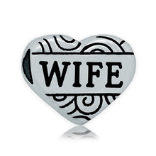 Lemegeton Stainless Steel Words Heart Mom Wife Sister Aunt Mum Friend Love