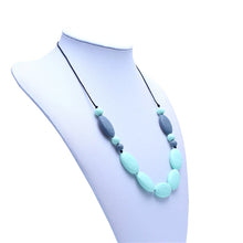 MSH.SUN Baby Silicone teeth beads necklace Food grade Light Green beads nec