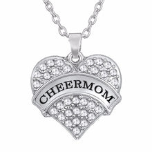 Lemegeton  Rhinestone Pendant necklaces  CHEER & CHEER MOM  SISTER Necklace
