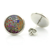 TAFREE exquisite handmade Poppy Flower women charms stud earrings fashion s