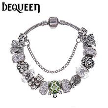 Dequeen Fashion Jewelry Purple/Black/Red Glass Beads Bracelet Heart Best Mo