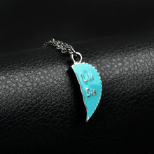 Mother Daughter Necklace Heart Shaped 3 Pieces Mom Big Sis Little Sis Neckl