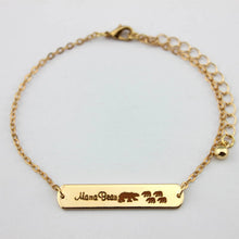 GET IT GIRL 10 PCS Mama Bear Bracelets for Women 2017 Fashion Family Jewelr