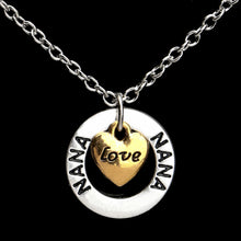 Best Friend family mother NaNA Daughter Sis mom Pendant Necklace Heart sist